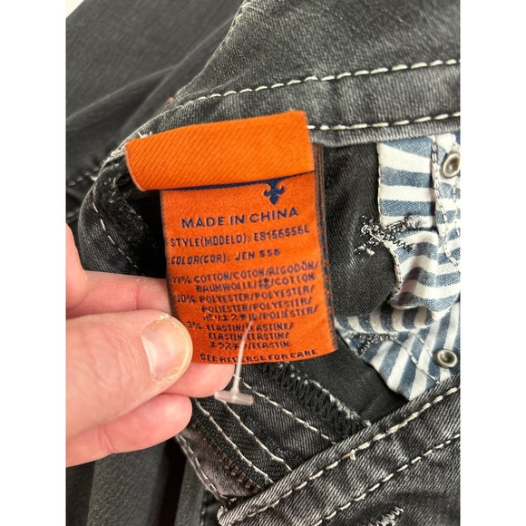 Rock Revival Jen Skinny Black Jeans Women’s Size 28 - Picture 8 of 9